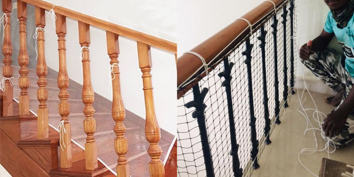 Staircase Safety Nets in Trivandrum | Call us 8790393829